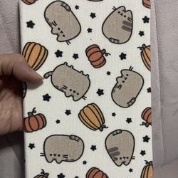 Pusheen canvas journal