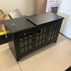 Black entertainment center