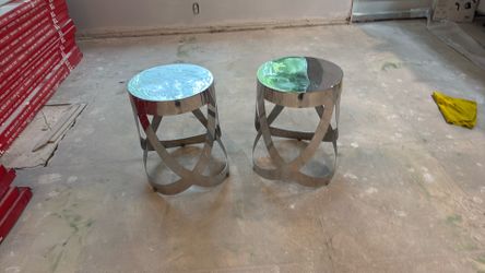 Metal chairs