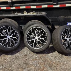 Vossen HF2 Rims And Tires. 