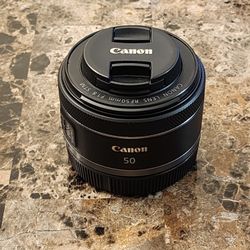 Canon RF 50mm f1.8 STM lens