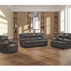 Recliner Sofa Set 3 Piece Brand New