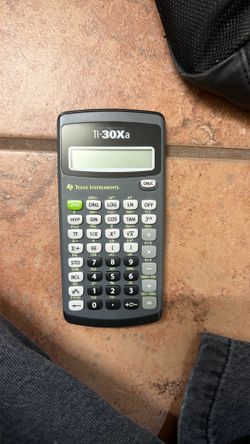 TI-30Xa calculator