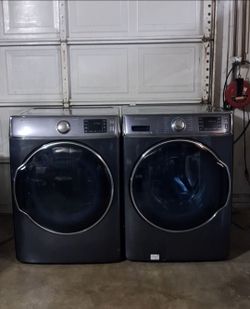 Samsung XL Capacity Washer And Electric Dryer