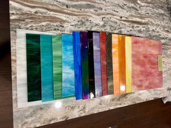 Glass craft squares