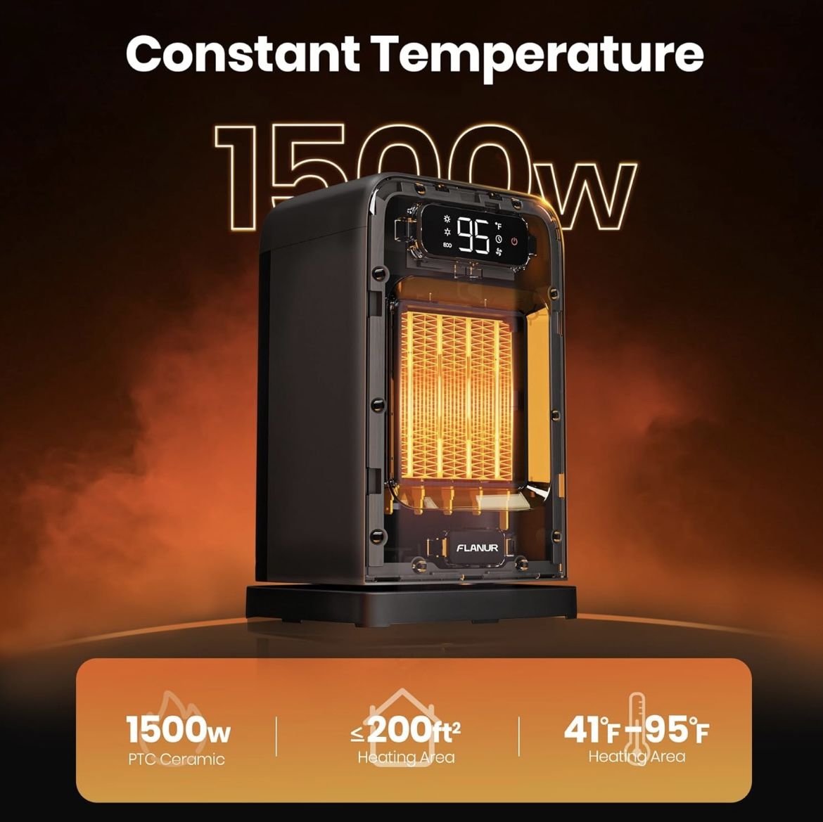 Cold Nights? Not Anymore ❄️ Powerful 1500W Heater That Warms Any Room Fast! 