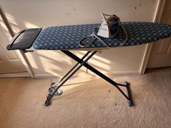 Ironing Board with Black+Decker Iron