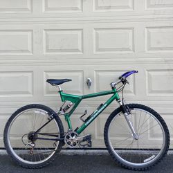 Diamondback V-Link 1.0 Mountain Men’s Bike – 21 Speed – Dual Suspension – 26” Wheels Bicycle