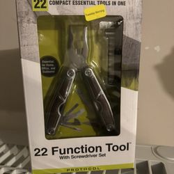 Protocol 22 Function Tool with Screwdriver Set - New