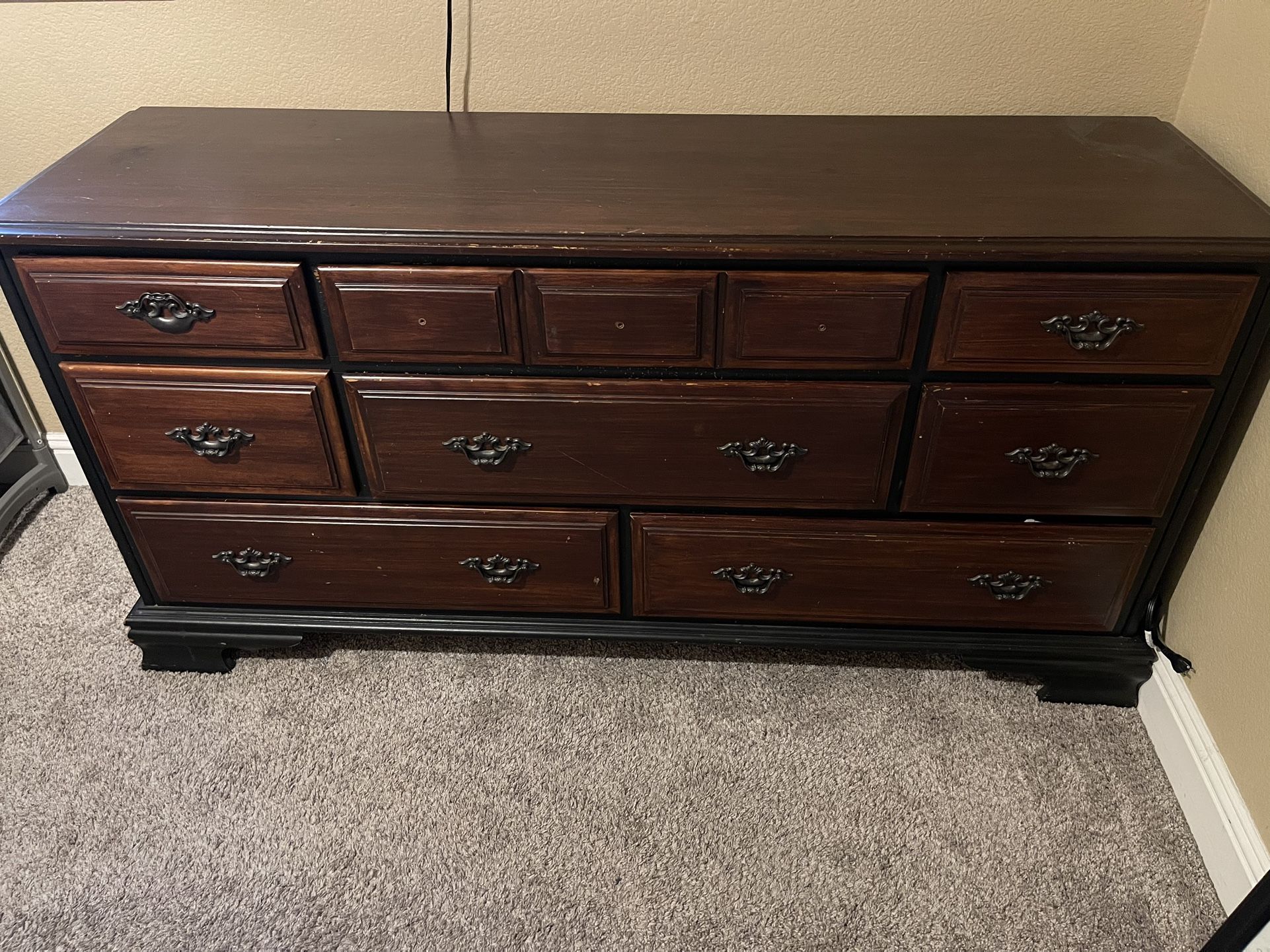 Solid Wood Dresser 