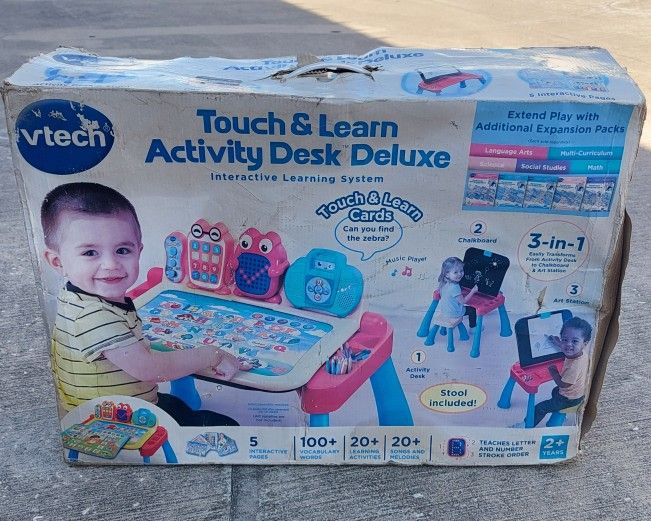 Touch & learn activity desk deluxe 3in 1