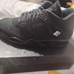 Jordan Retro 4 Black Cat (Size 11mens)