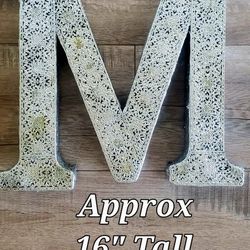 Letter M - Hang On Wall Mounts Also On 