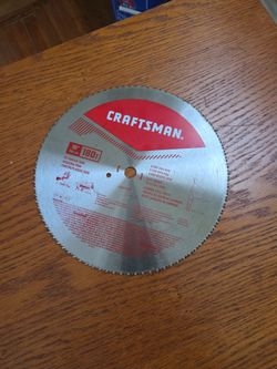 10 inch  craftman table saw blade