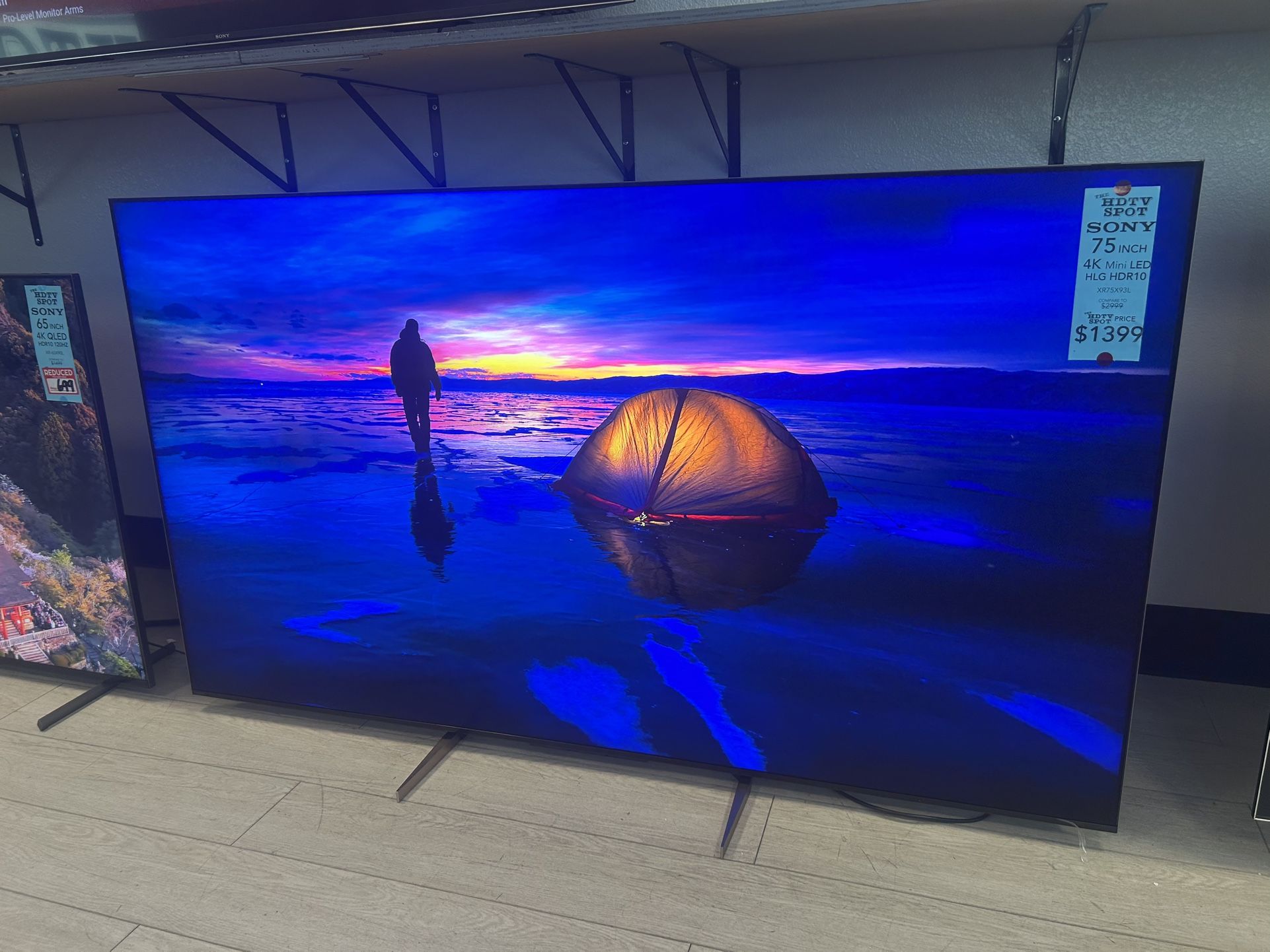 Sony 75 Inch Mini LED 4K Ultra HD TV X93L Series: BRAVIA XR Smart Google TV with Dolby Vision HDR and Exclusive Features for The PlayStation® 5 XR75X9