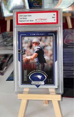 2004 Upper Deck Diamond Collection All-Star Lineup - Tom Brady #6 Silver Honors mint 9