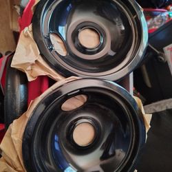 6 Inch Black Drip Trays For Stove 