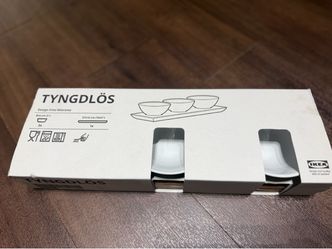 IKEA TYNGDLÖS Serving Set – 3 Bowls with Tra