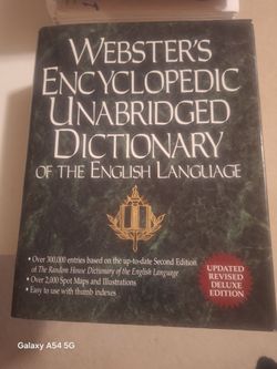 Webster's encyclopedic dictionary English language