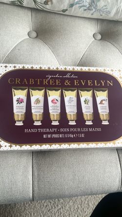 Hand Cream Gift Set: Crabtree & Evelyn - Crimson Signature collection hand therapy
