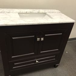 36”Bathroom Vanity In Brown 🌪🌪