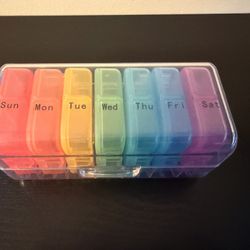 7 Day Weekly Pill Organizer Box Case Holder Medicine Storage AM PM