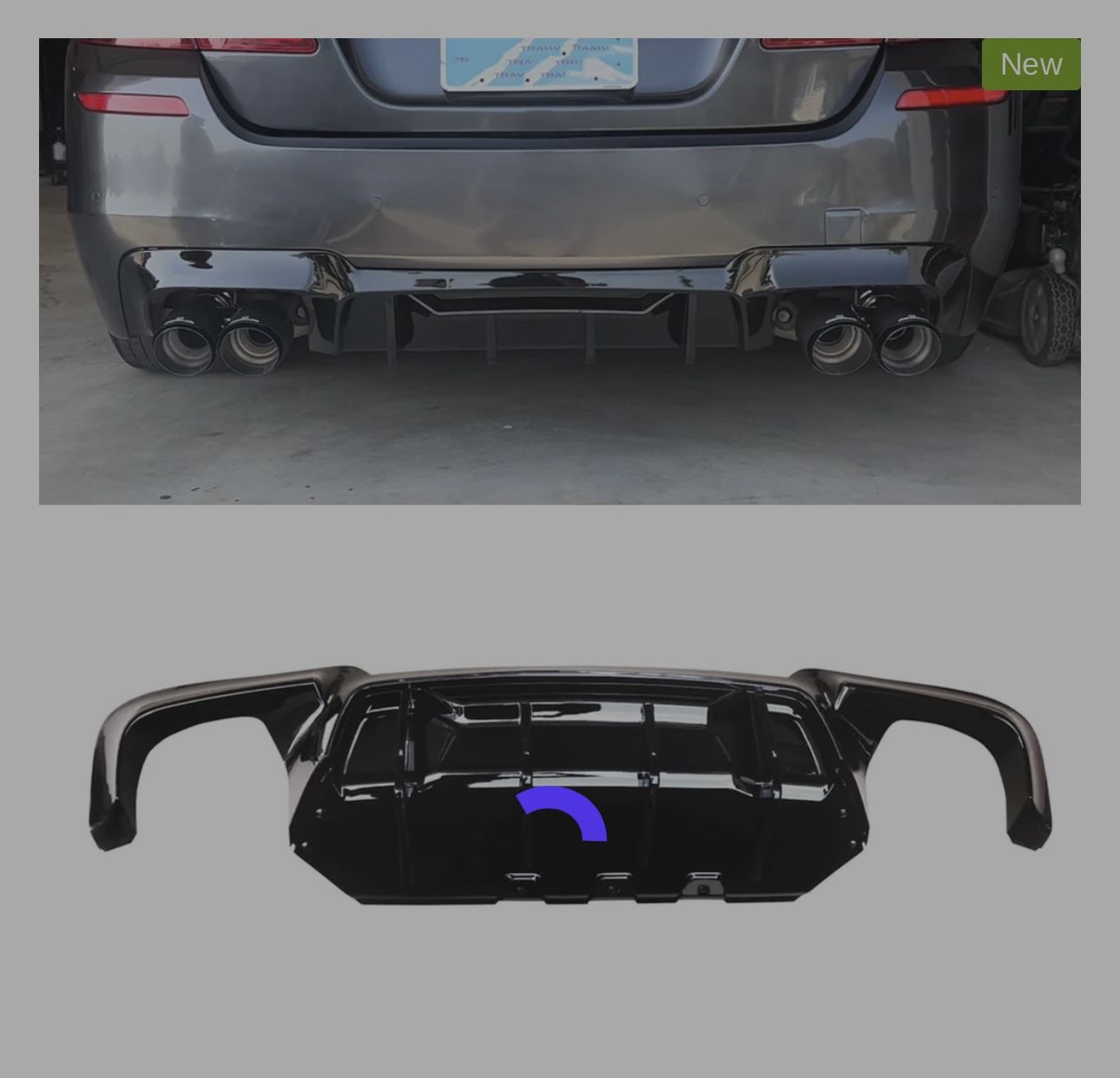 Rear Diffuser For 5 Series BMW And M5