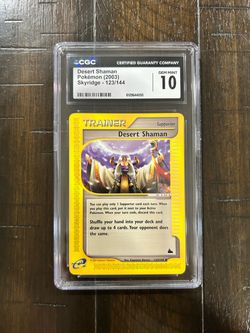 Skyridge CGC 10 Desert Shaman 123/144 ENG 2003 LOW POP 1 of 16 CGC 10