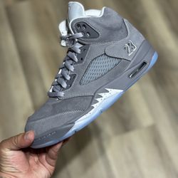 Air Jordan 5 Wolf Grey Size 5 , 8 , 8.5 , 12 , 13 ALL STAR