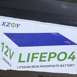 new 12v lifep04 battery 