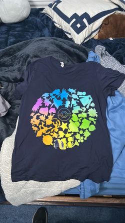 Pokémon Rainbow Silhouette Graphic T-Shirt