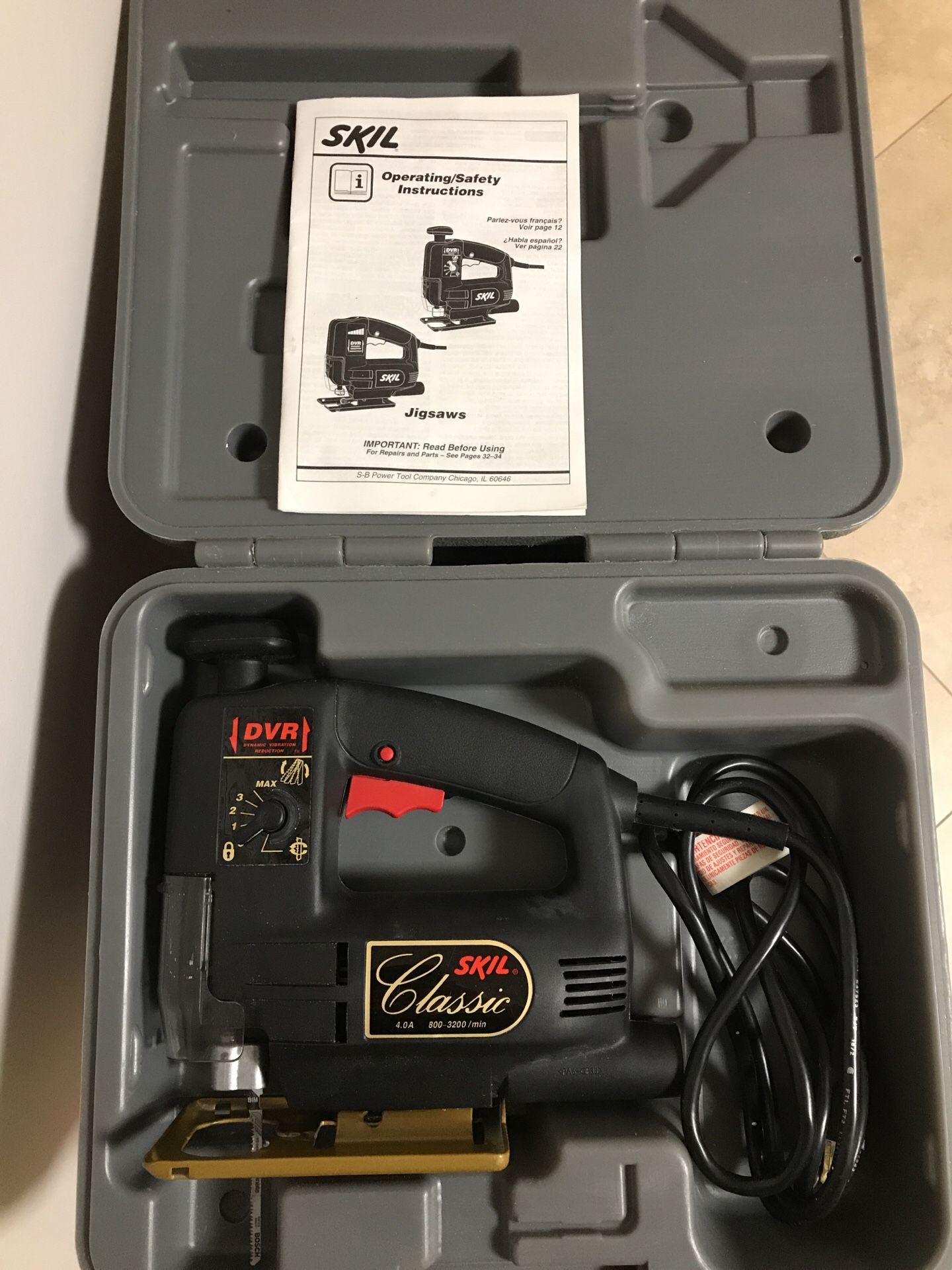 Skil 4470 Classic 4.0 Amp Jig Saw with Variable Speed