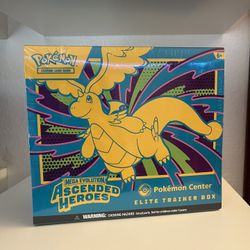 Ascended Heroes Pokemon Center Elite Trainer Box 