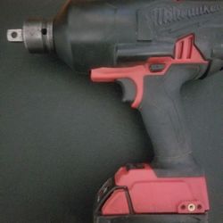 Milwaukee M18 Fuel 3/4 One Key Impact wrench Drill With 5.0 Battery and Protective Boots 