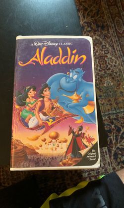 Aladdin Black Diamond collector Disney movie vhs