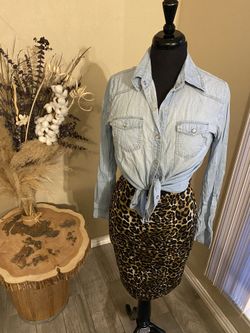 Falda cheetah