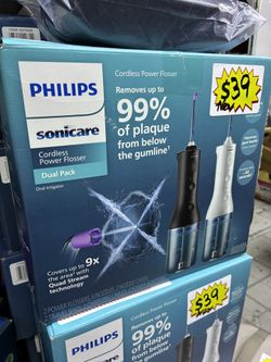 Philips Sonicare Cordless Power Flosser Dual Pack