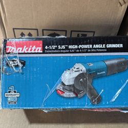 Makita 13 Amp 4-1/2 in. Corded SJS High-Power Angle Grinder