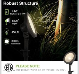 Low Voltage LED Landscape Wall Wash Light, Outdoor Spotlights