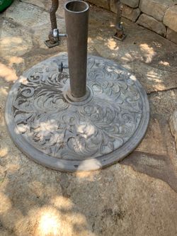 Galtech market umbrella base