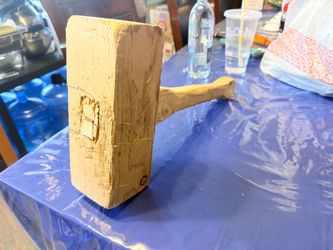 Wooden Mallet Hammer (Photo is a field tested example)