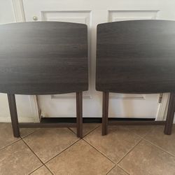 Mainstays Indoor Oversized Folding Tray Table, Set Of Two