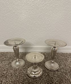 Set of Three Candle Holder