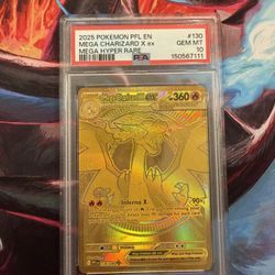 Mega Charizard X EX Hyper Rare PSA 10