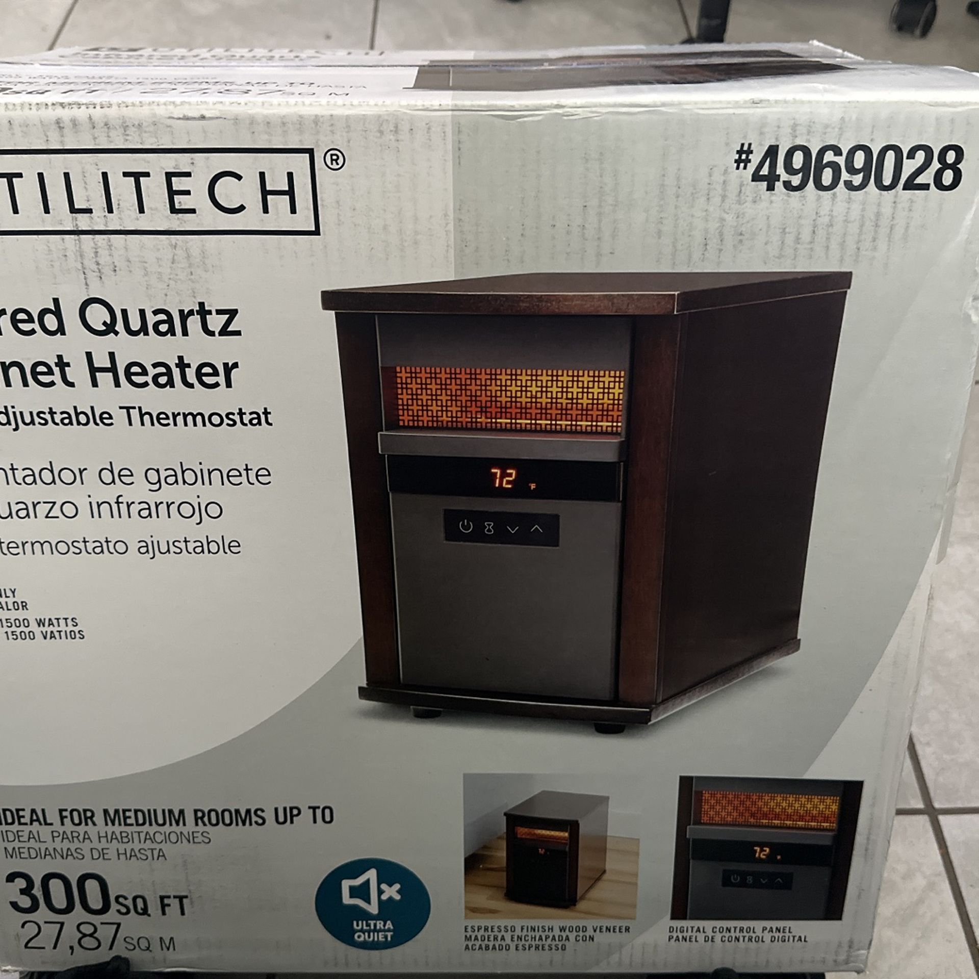 Utilitech Infrared Quartz Cabinet Heater for Sale in Tucson, AZ - OfferUp