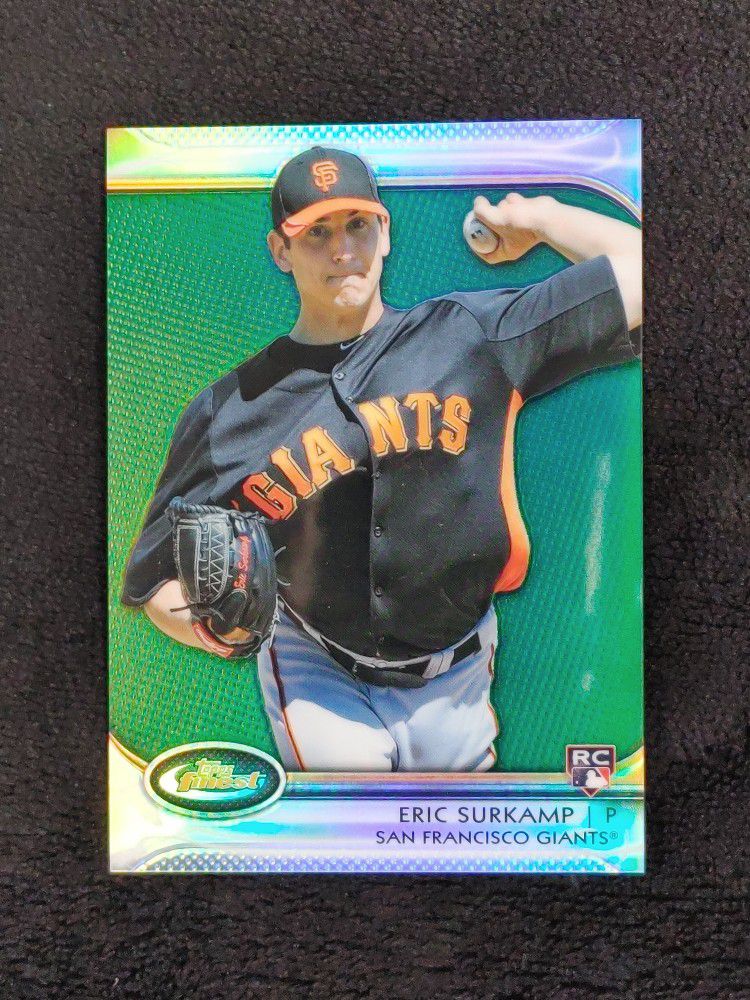 San Francisco Giants Eric Surkamp Rookie Baseball Refractor Card Low Numbered 