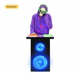 Halloween Skeleton DJ animatronic