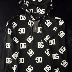 Black & white luxury hoodie