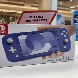 Nintendo Switch Lite Handheld Gaming Console - Pay $5 today and the rest later!!