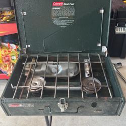 Vintage Coleman Camping Stove (dual Fuel) 
